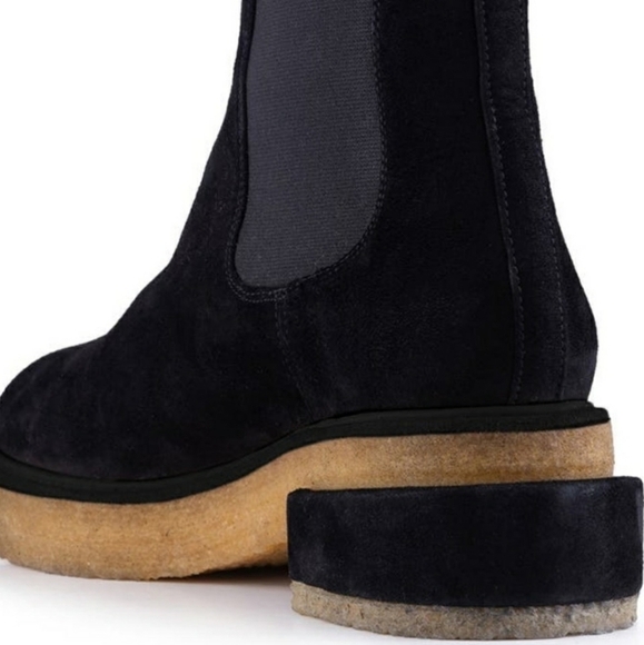 NEW FRAME Le Canon Chelsea Platform Boot Black Sz 8 - Picture 9 of 12